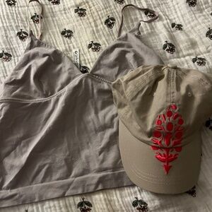 Free People hat and Intimate tank top M/L